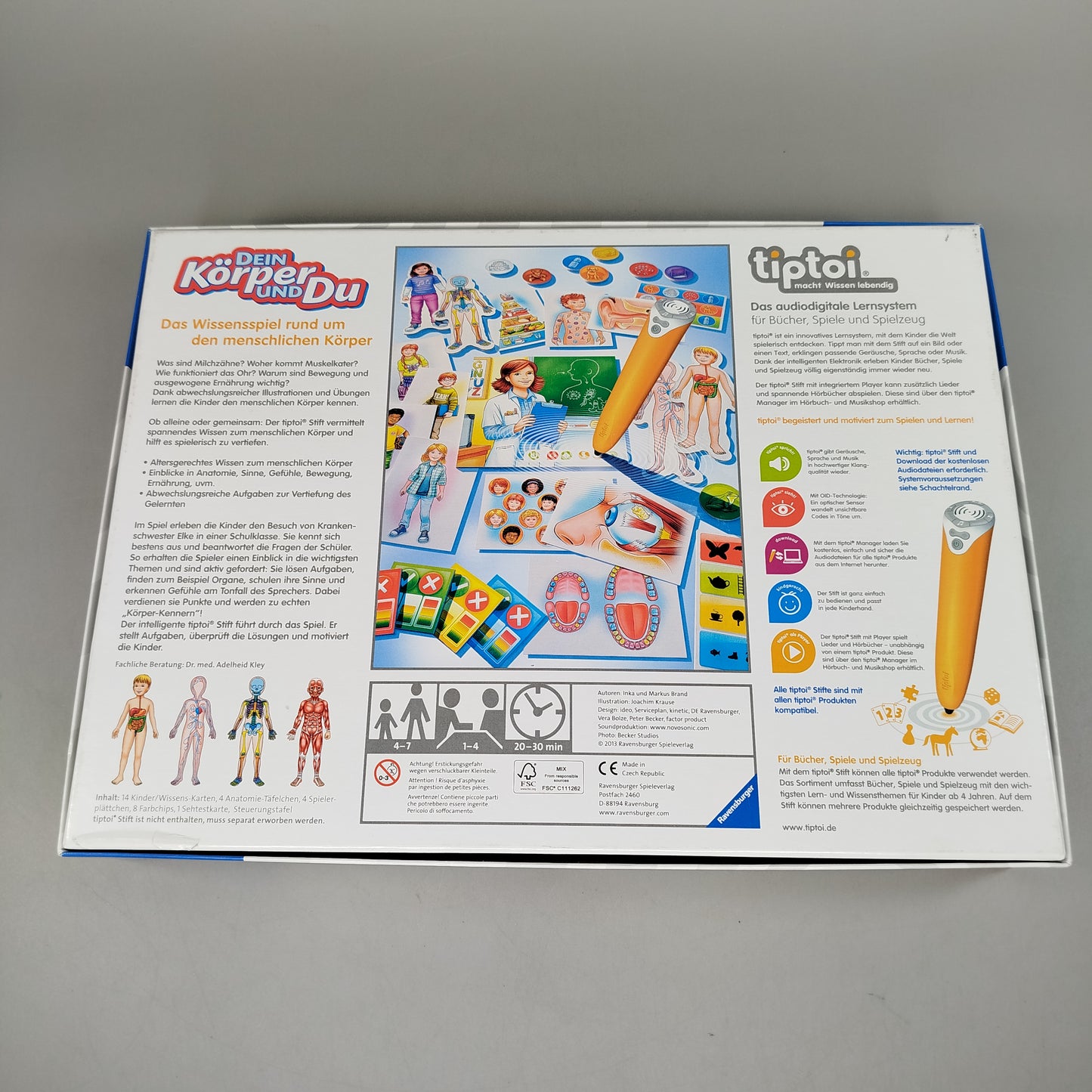 Ravensburger tiptoi Lernspiel – Dein Körper und Du, sehr gut