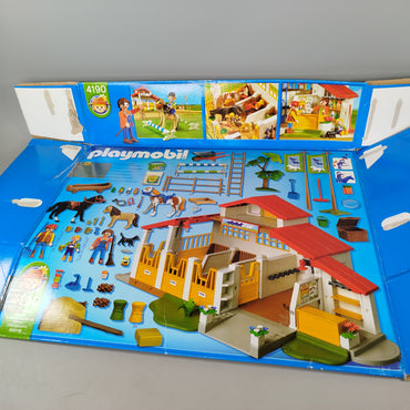 Playmobil Pferdehof 4190 – mit Figuren, Tieren & Zubehör, OVP