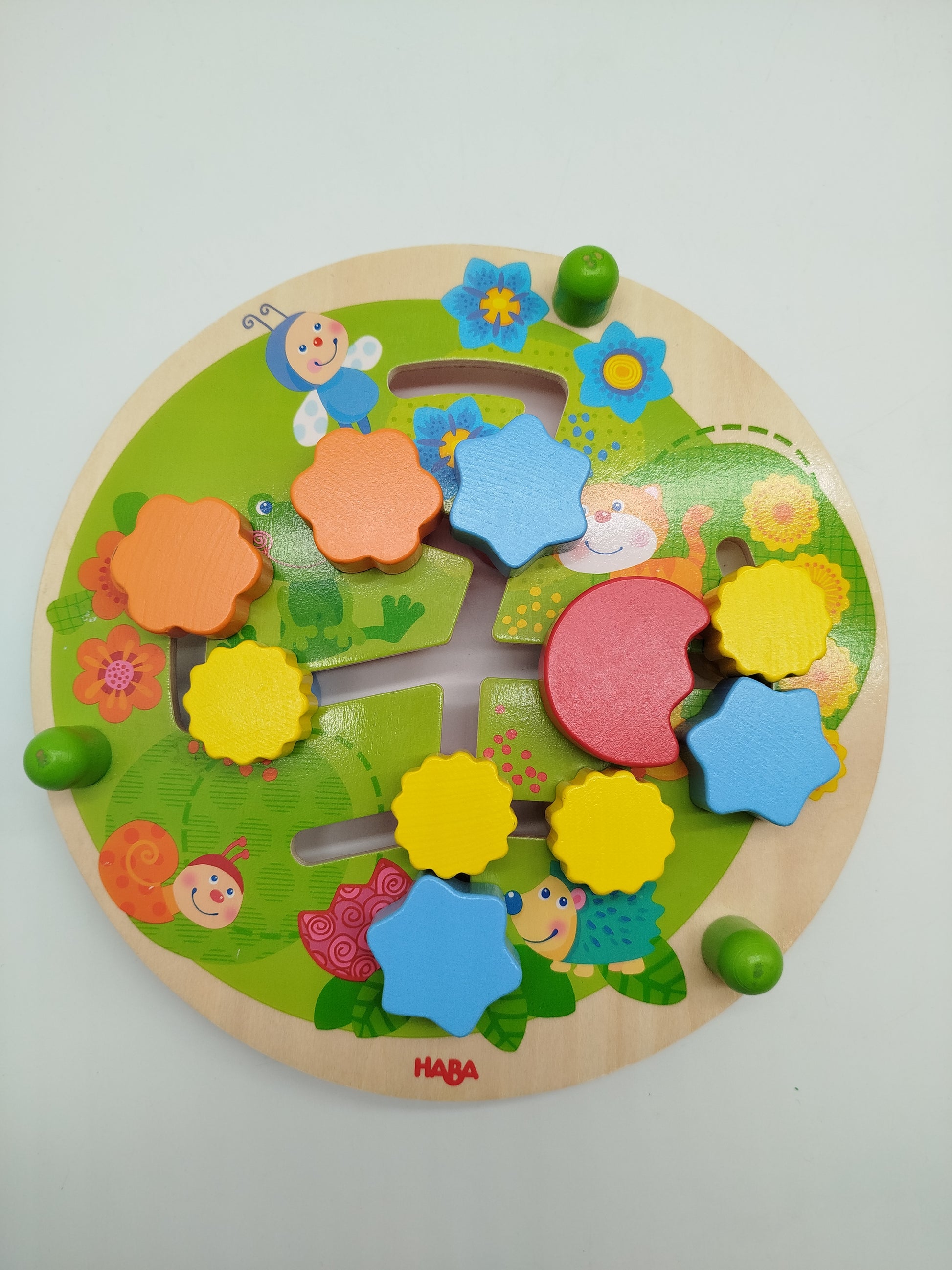 HABA & Eichhorn Holzspielzeug Set von 3 Teilen – Motorik- & Steckspiele