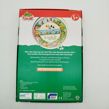 Playland Lernspiel – Jahreszeiten, Tage & Monate, Brettspiel, sehr gut