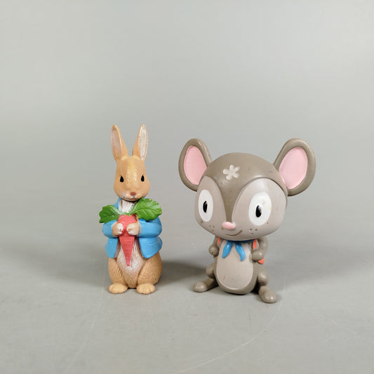 Tonies Figuren Set von 2 – Peter Hase & Maus mit Blume