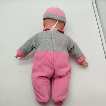 Babypuppe mit Schnuller & Overall