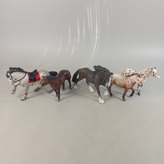 Schleich Bundle Pferde 5x Figuren 🐴🌟, gebraucht, ab 3 4 5 Jahre | ✅ geprüft 