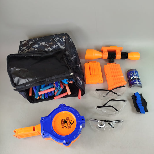 Nerf Bundle N-Strike Elite X-Shot Blaster ab 6 7 8 Jahre | ✅ geprüft 