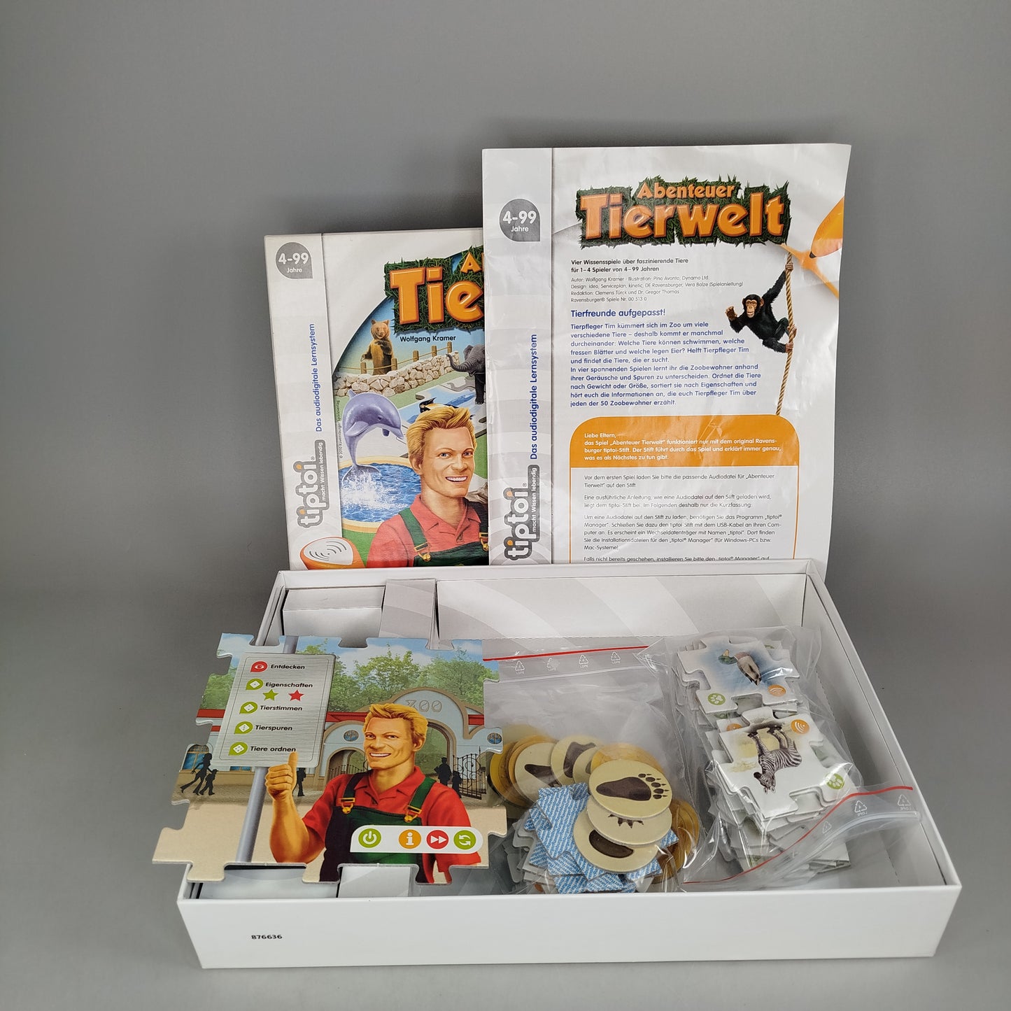 Ravensburger tiptoi Abenteuer Tierwelt Brettspiel 00513