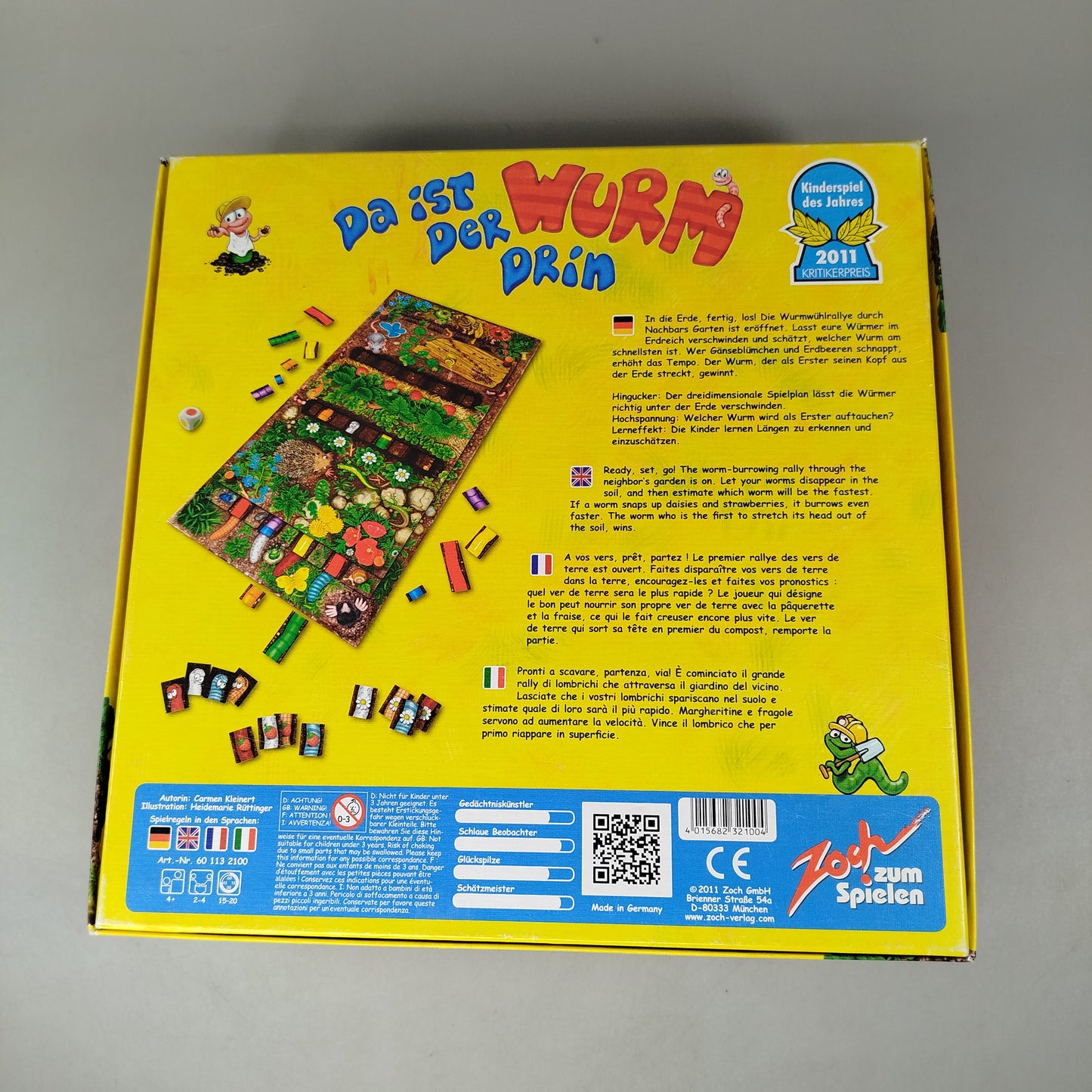 Zoch Da ist der Wurm drin 601132100 Brettspiel