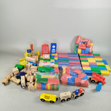 Bundle Holzspielzeug x120 Teile Set