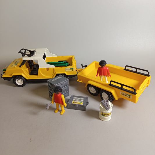 Playmobil Ngorongoro 3189 Expeditionsfahrzeug mit Anhänger