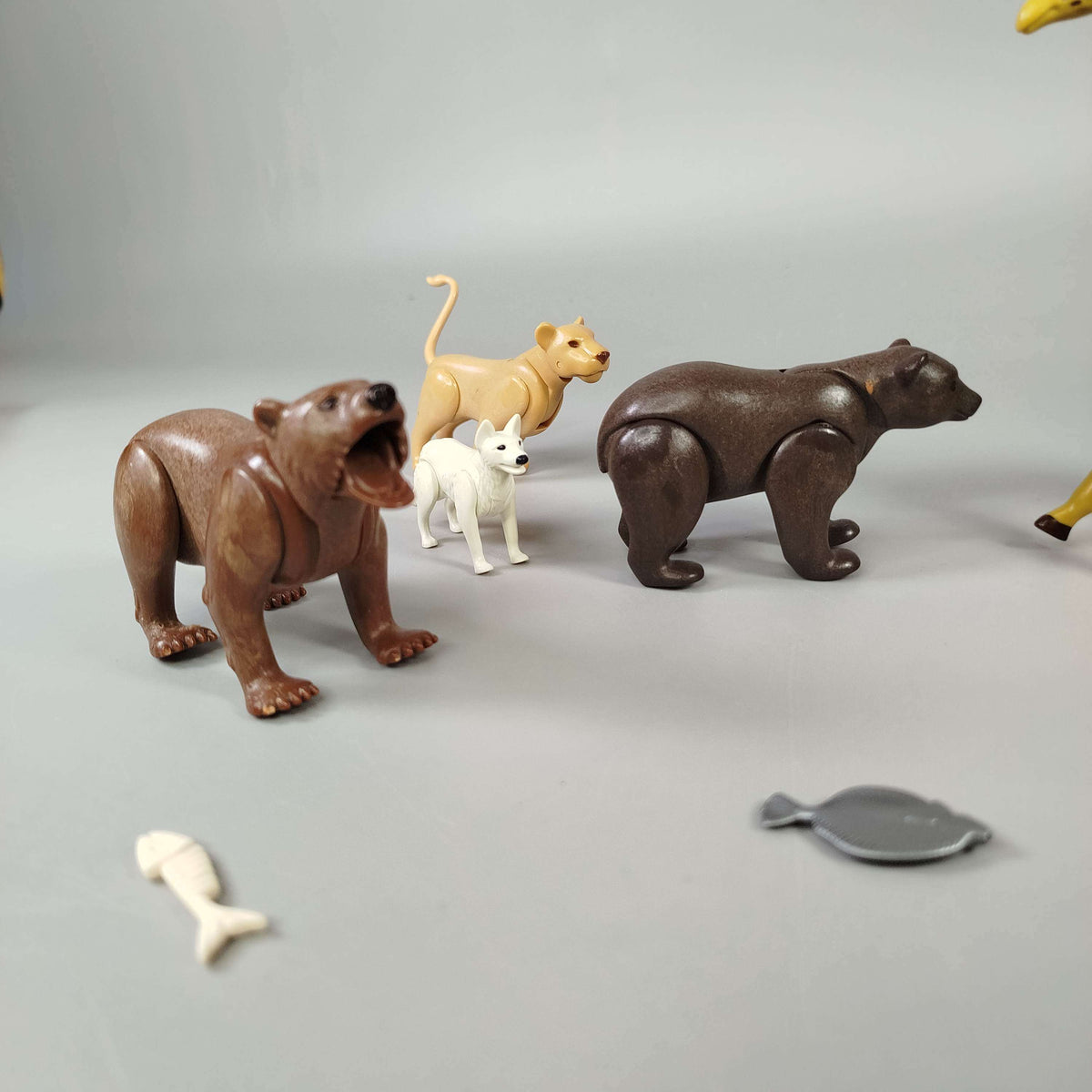 Playmobil Bundle Wildtiere Tierfiguren Bär Giraffe Löwin