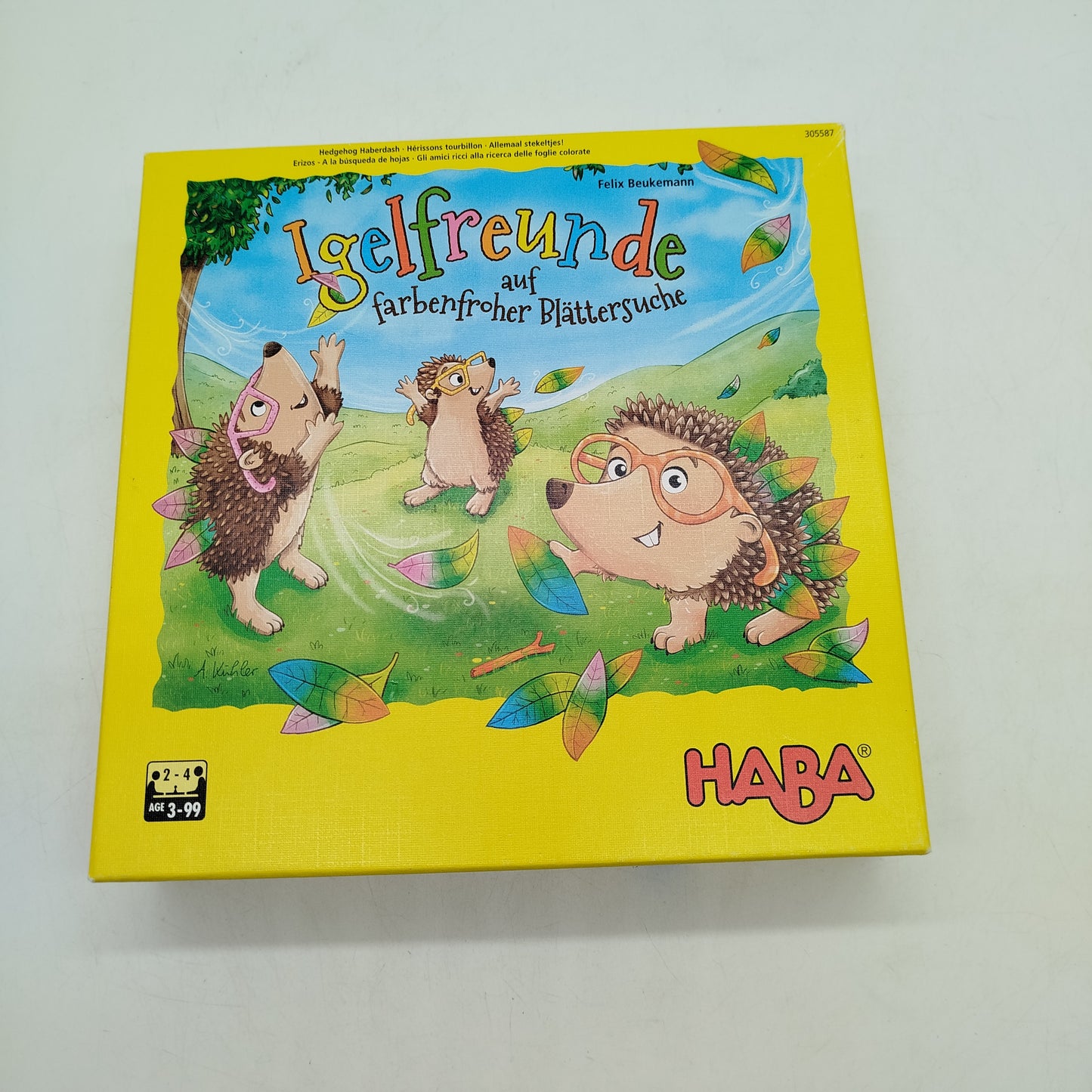 HABA Igelfreunde Blättersuche 305587 Brettspiel Neu