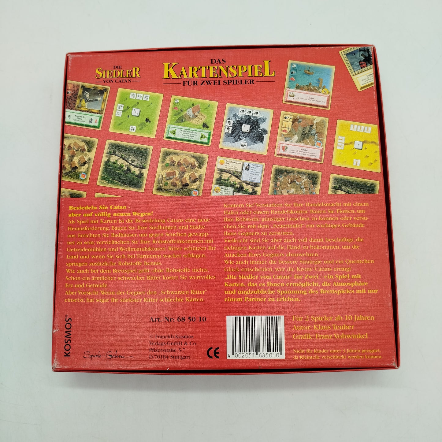 Die Siedler von Catan Das Kartenspiel für 2 Spieler Neu 685010
