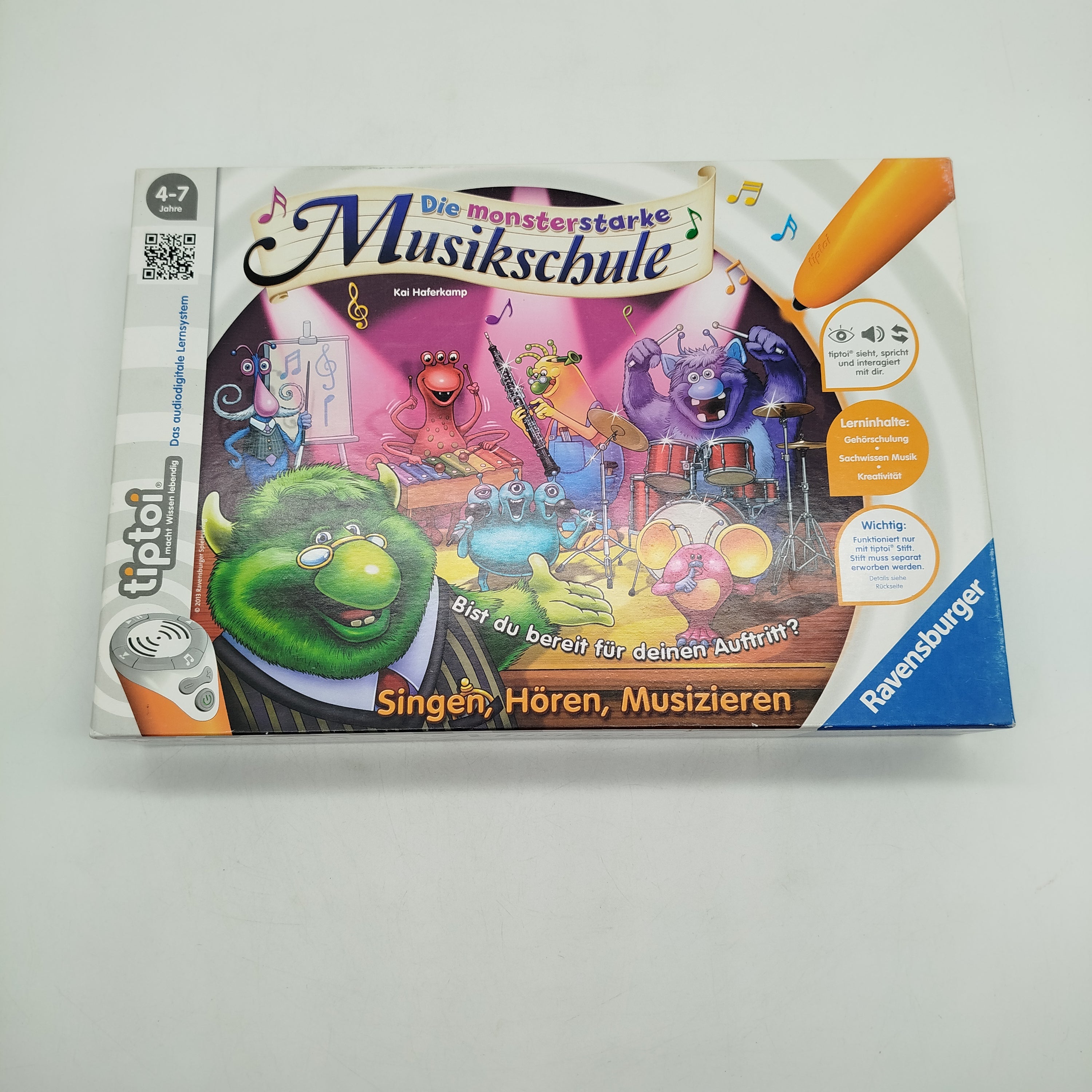 Ravensburger TipToi Musikschule 00555 Buch, gebraucht, ab 3 Jahre 