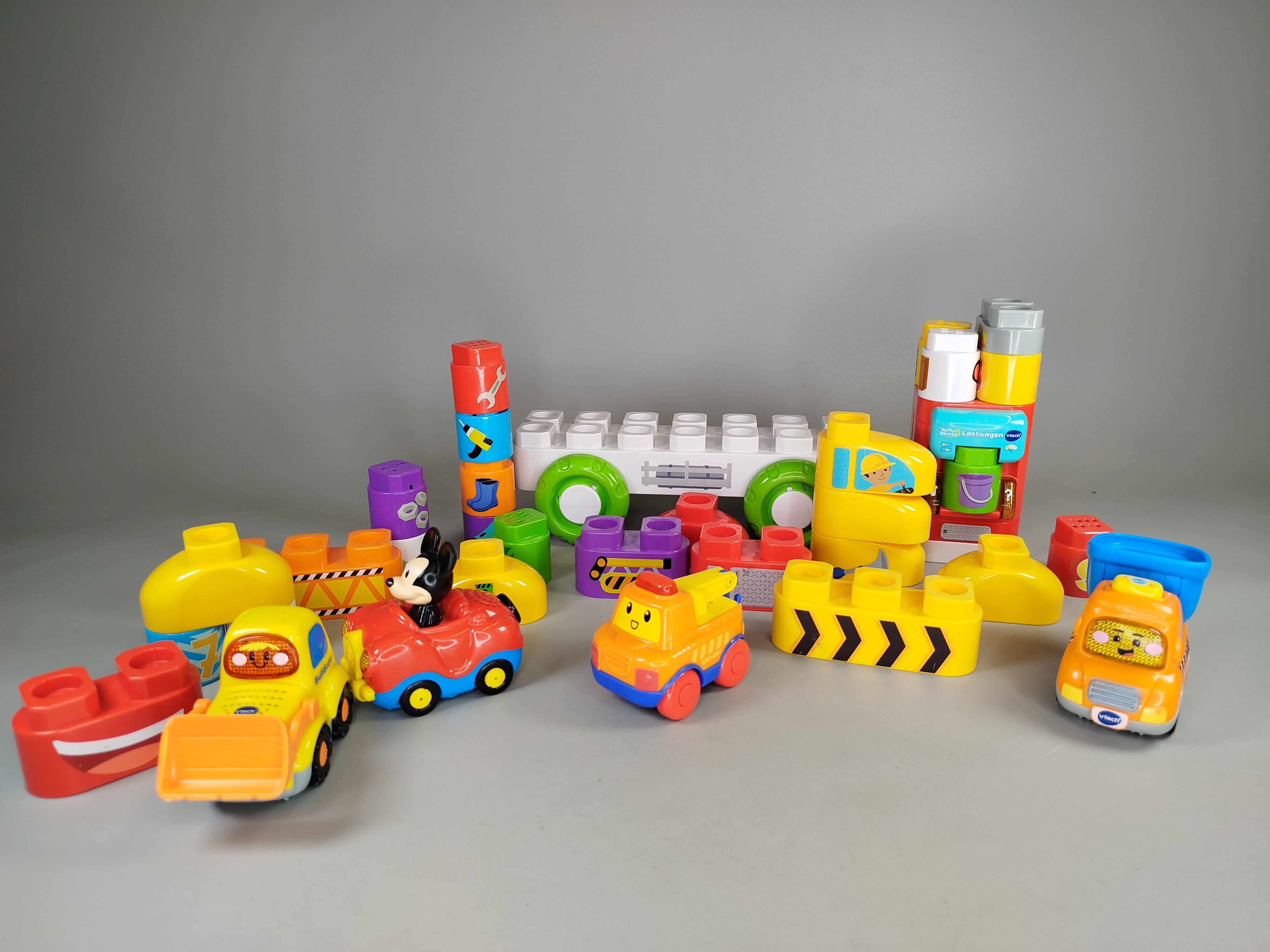 VTech Konstruktionsfahrzeuge Set – Bauklötze & Fahrzeuge, gute Zust.