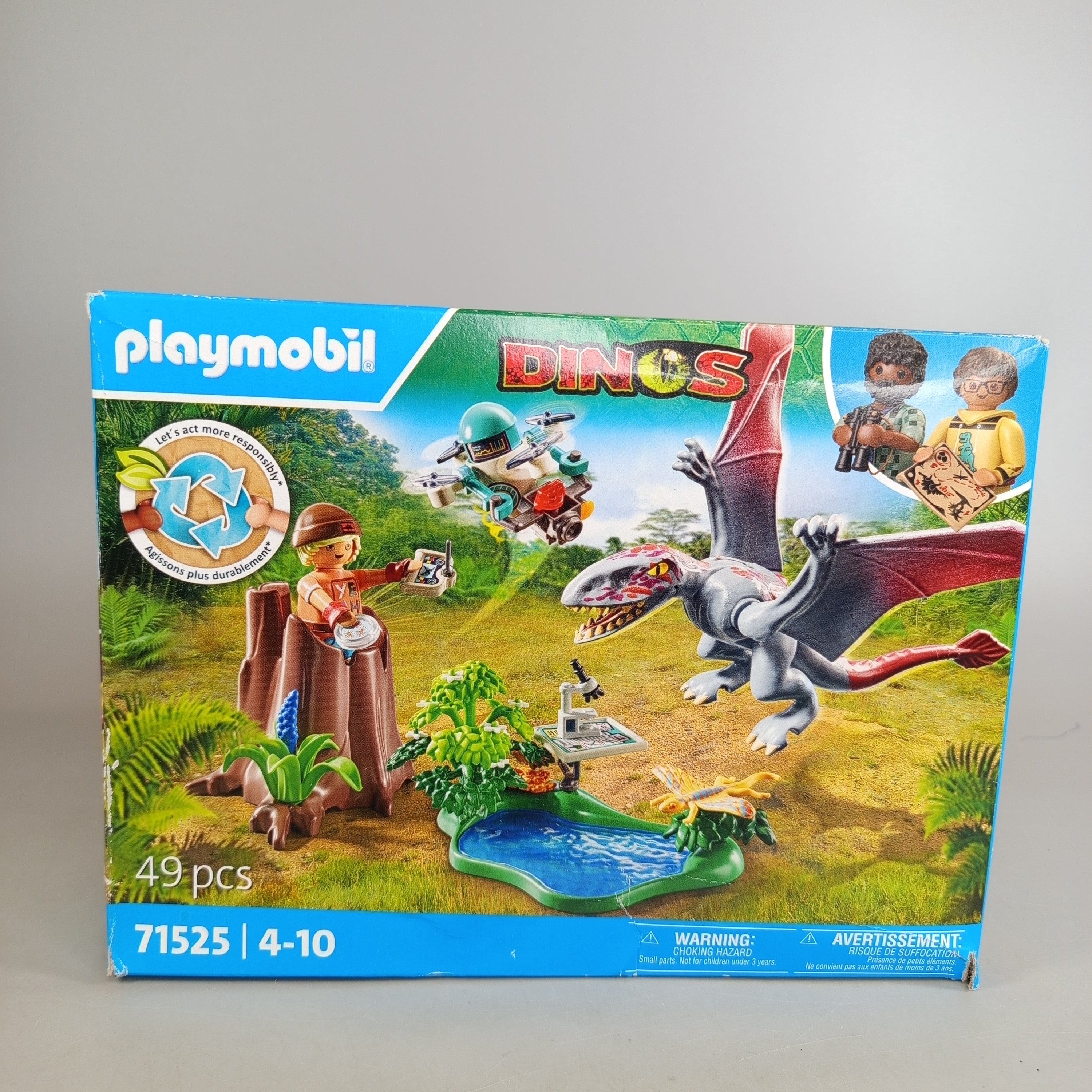 Playmobil Dinos 71525 – Forschungsset mit Zubehör, OVP