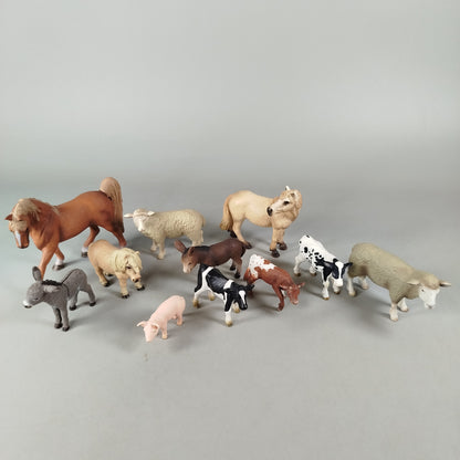 Schleich Bundle Bauernhof Set von 11 Tieren