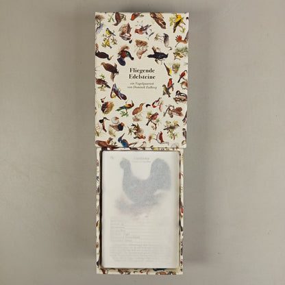 Dominik Eulberg Kartenspiel – Fliegende Edelsteine Vogelquartett, neu