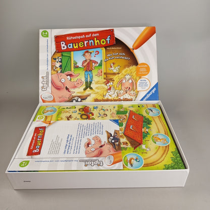 Ravensburger tiptoi Brettspiel – Rätselspaß auf dem Bauernhof, OVP