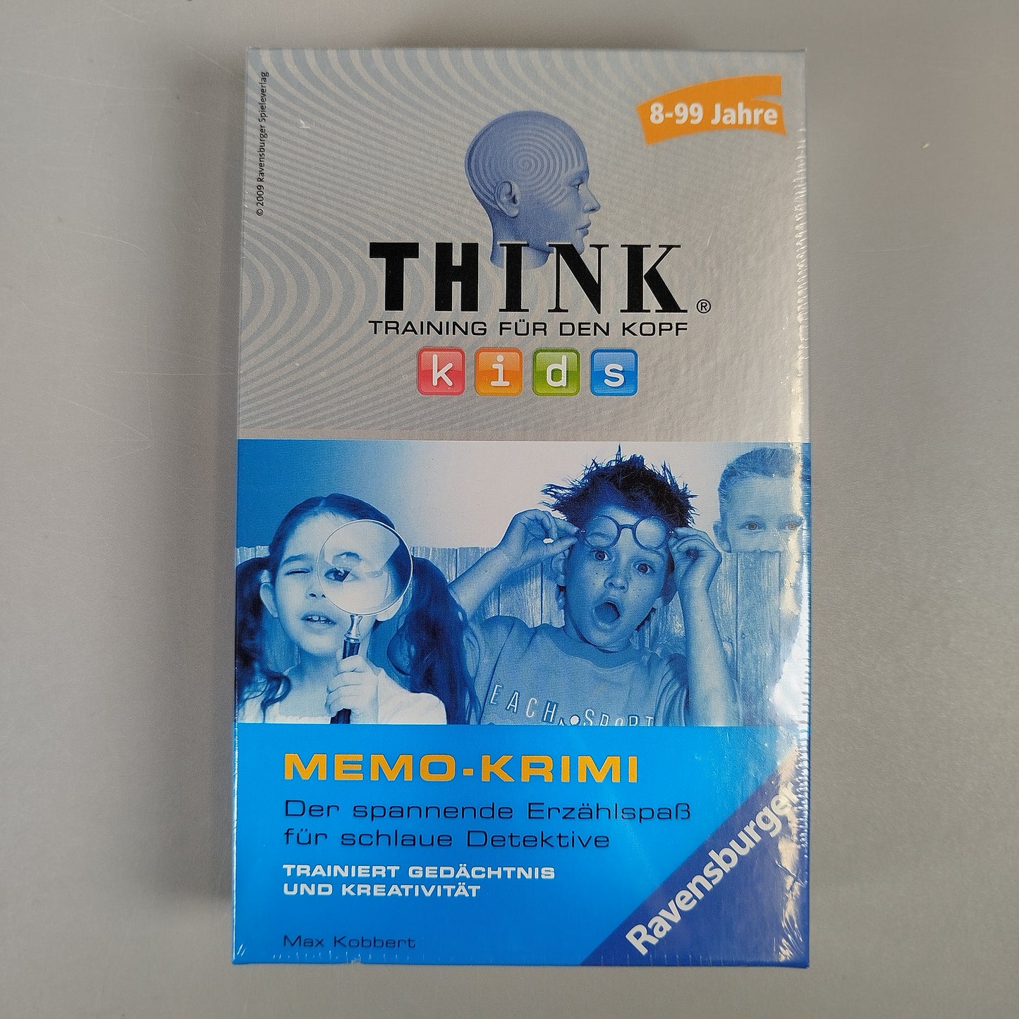 Ravensburger THINK Kids Brettspiel-Set, Memo-Krimi, Logik-Rätsel, neu, OVP