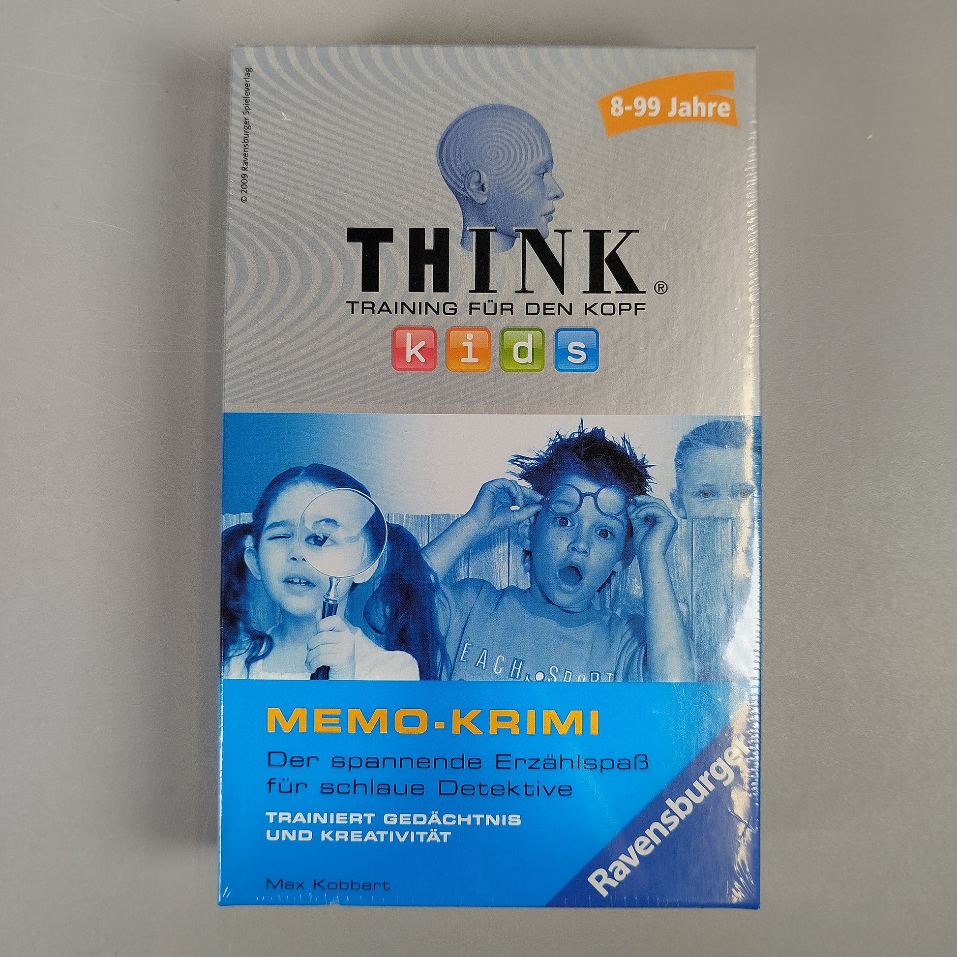Ravensburger THINK Kids Brettspiel-Set, Memo-Krimi, Logik-Rätsel, neu, OVP