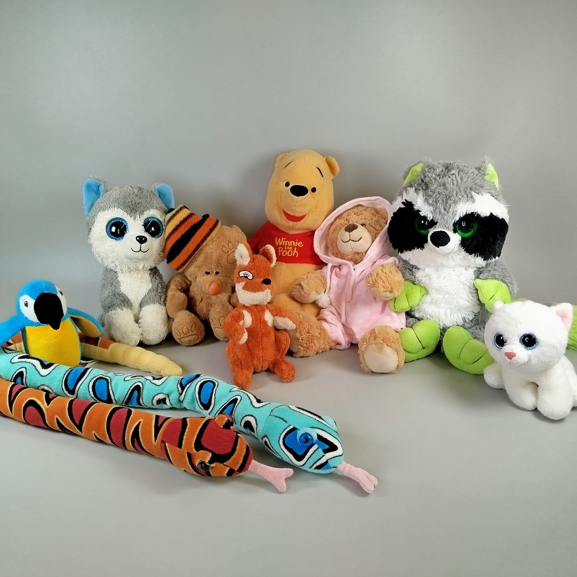  Stofftiere- Verschiedene Figuren