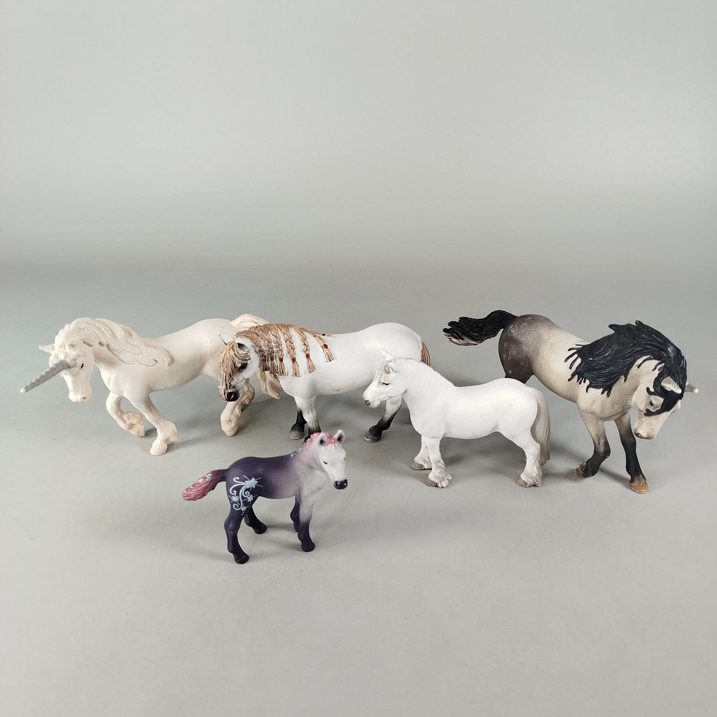 Schleich Bundle Pferde & Einhörner 5x Figuren