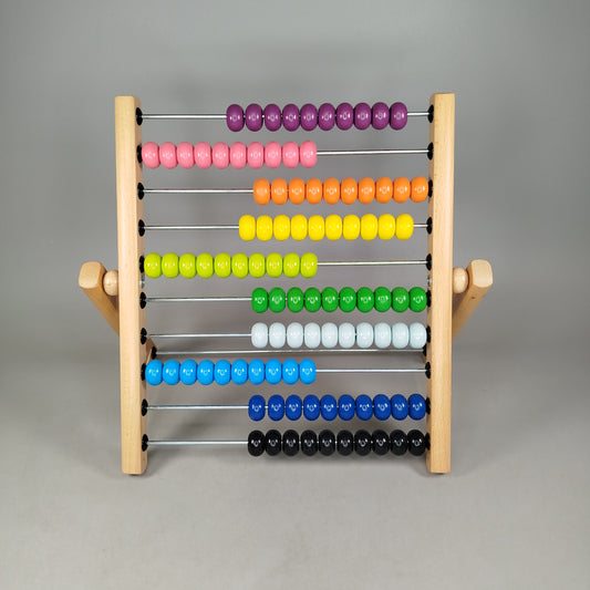 IKEA Holz Rechenrahmen Lernspielzeug Kinder Zahlen Farben