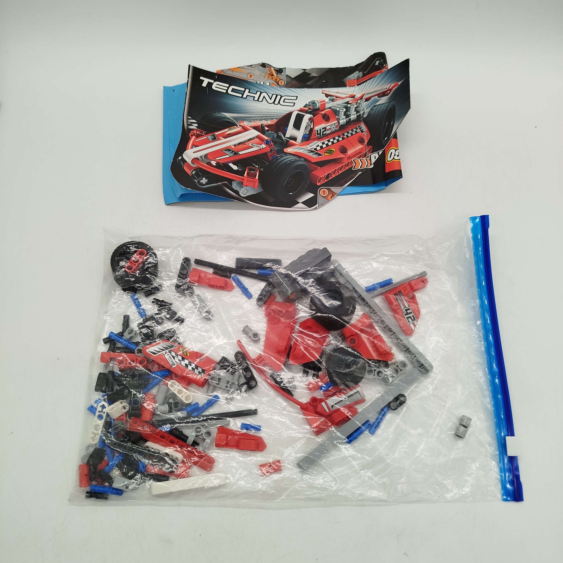 LEGO Technic 42011 Pullback Rennwagen, gebraucht, ab 6 7 8 Jahre | ✅ geprüft 