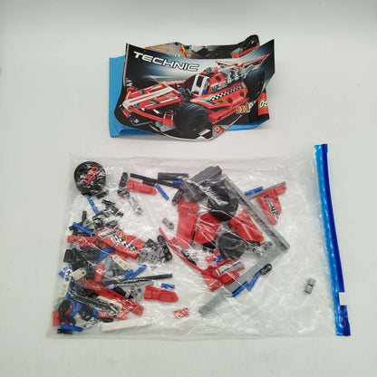 LEGO Technic 42011 Pullback Rennwagen, gebraucht, ab 6 7 8 Jahre | ✅ geprüft 