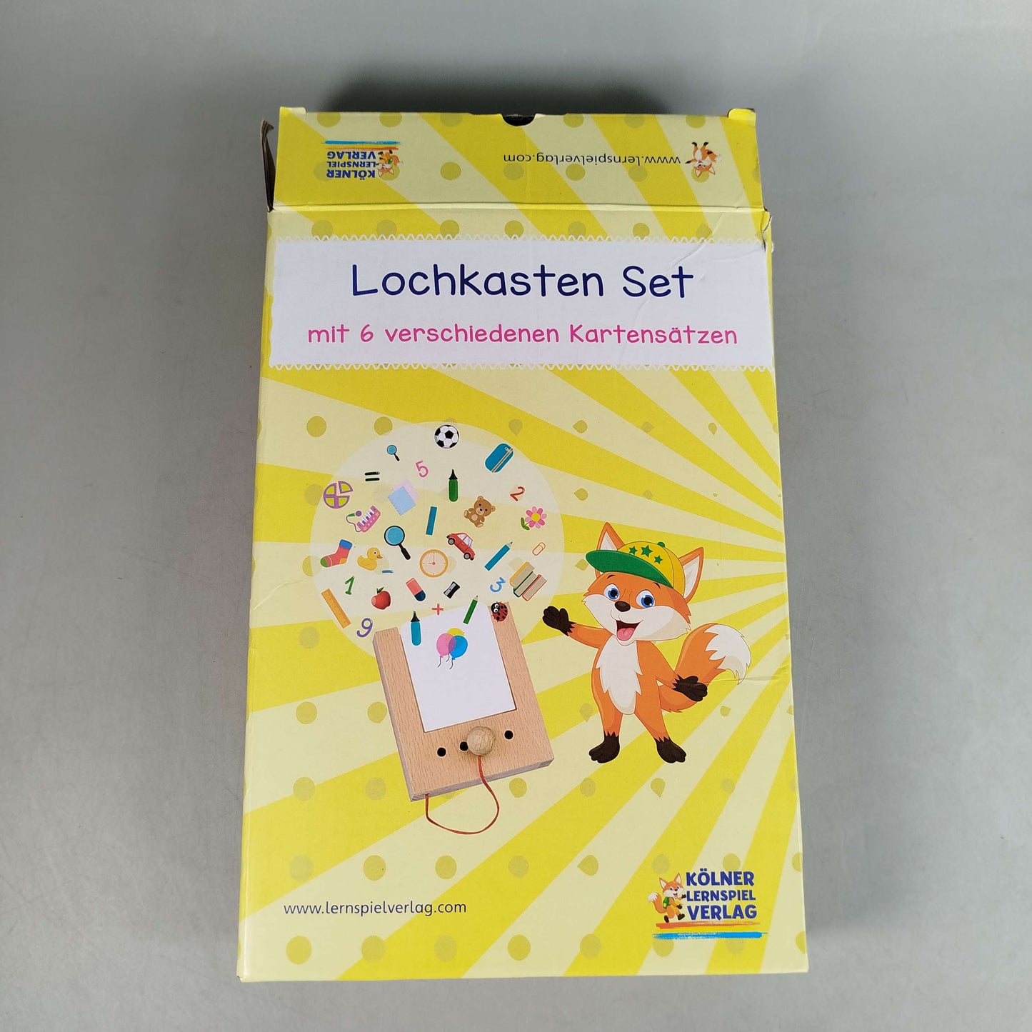 Kölner Lernspielverlag Bundle Lochkasten Set von 10 Karten Lernspiel