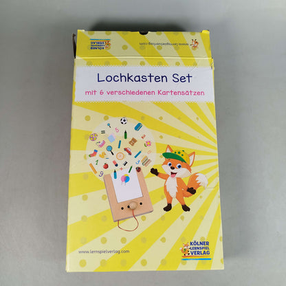 Kölner Lernspielverlag Bundle Lochkasten Set von 10 Karten Lernspiel