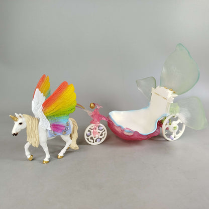 Schleich Bayala 42060 Regenbogen-Einhorn & Kutsche