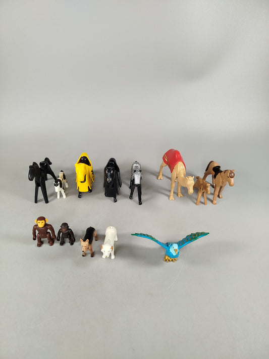 Playmobil Tiere Set von 13 Figuren – Zoo, Bauernhof & Safari