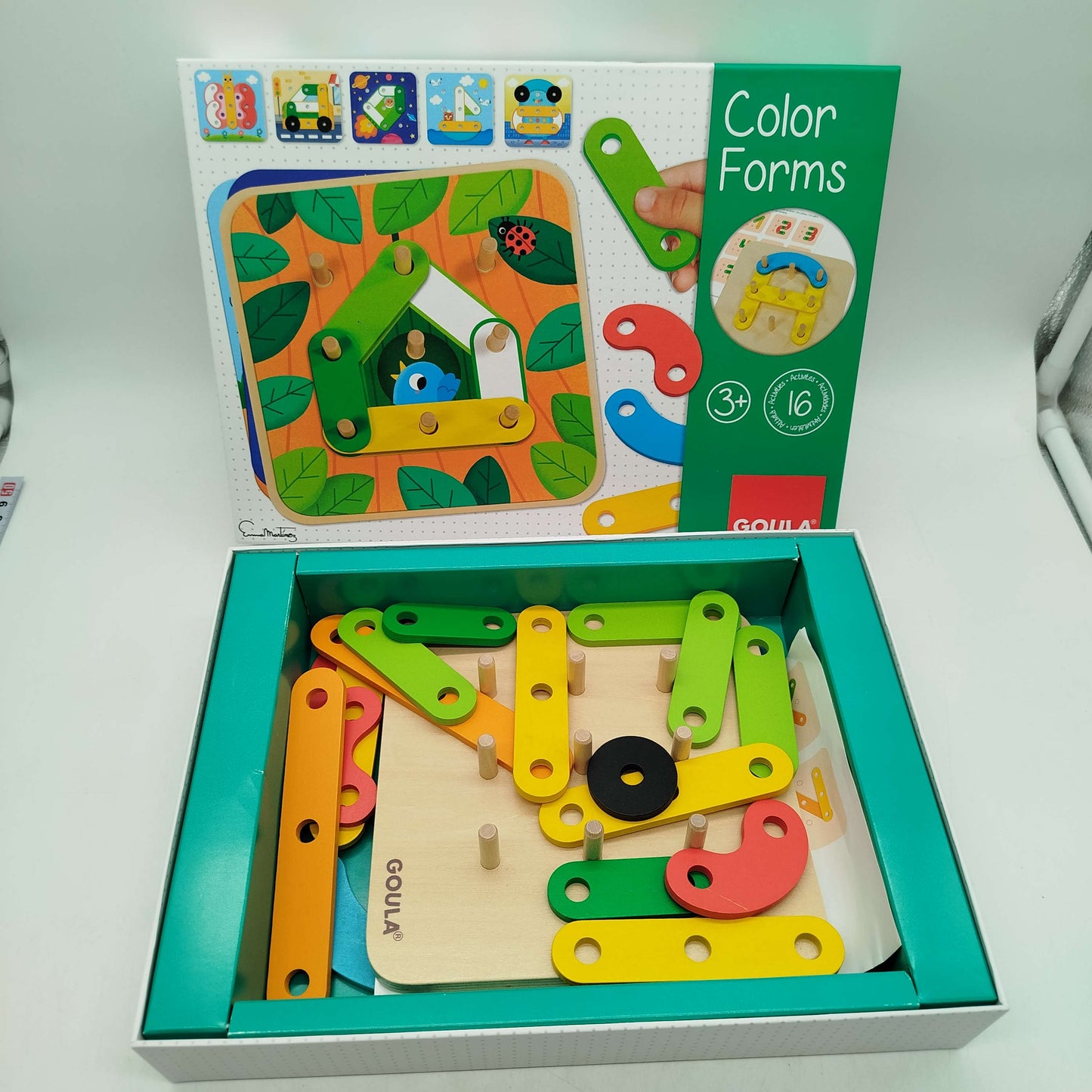 Goula Bundle Farbformen Set von 2 Holzklötze