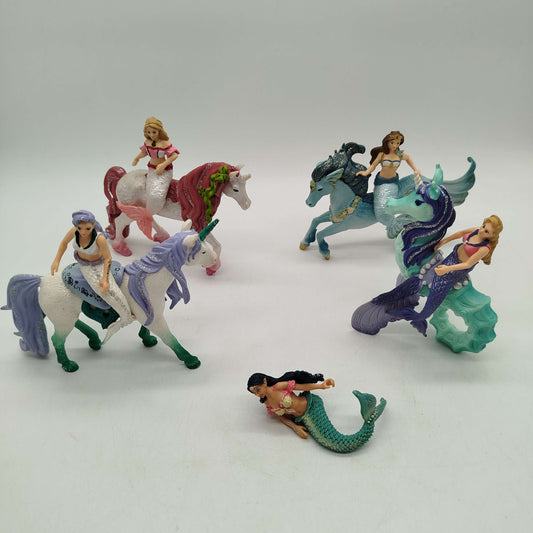 Schleich Bundle Bayala Set von 9 Figuren & Pferde