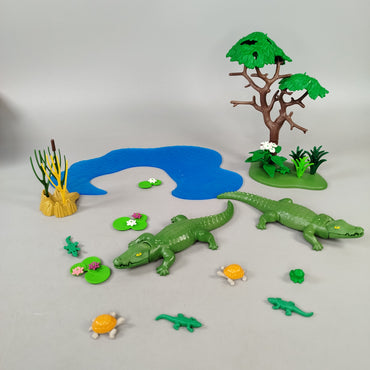 Playmobil Dschungel Flussszene 3229 – mit Tieren & Pflanzen, OVP