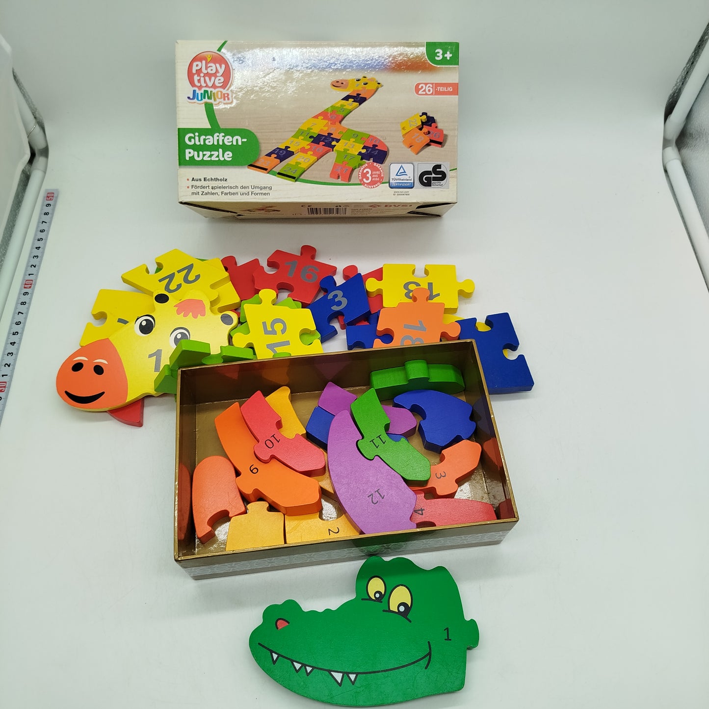 Playtive Junior Zahlenpuzzle Giraffe Holzpuzzle IAN 316819