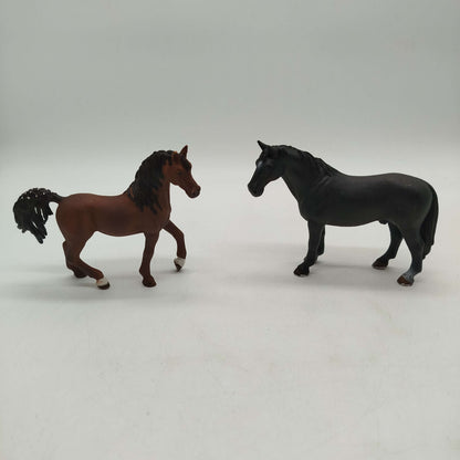 Schleich Bundle Pferde 4 Figuren & Zaun, gebraucht, ab 3 4 5 Jahre | ✅ geprüft 