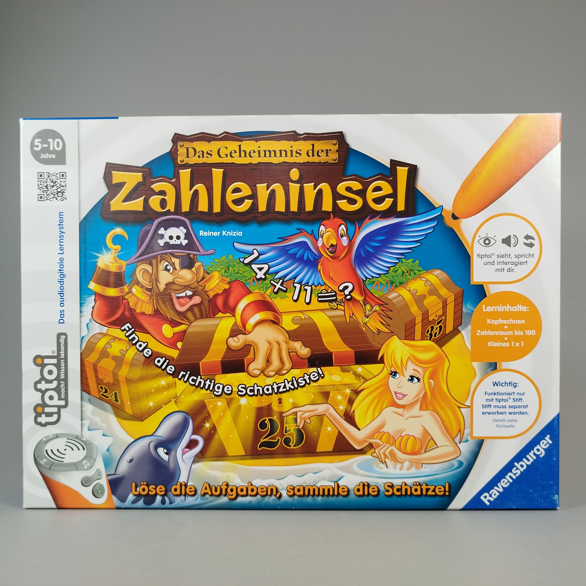 Ravensburger Lernspiel Zahleninsel – Brettspiel Kinder 5-10 Jahre