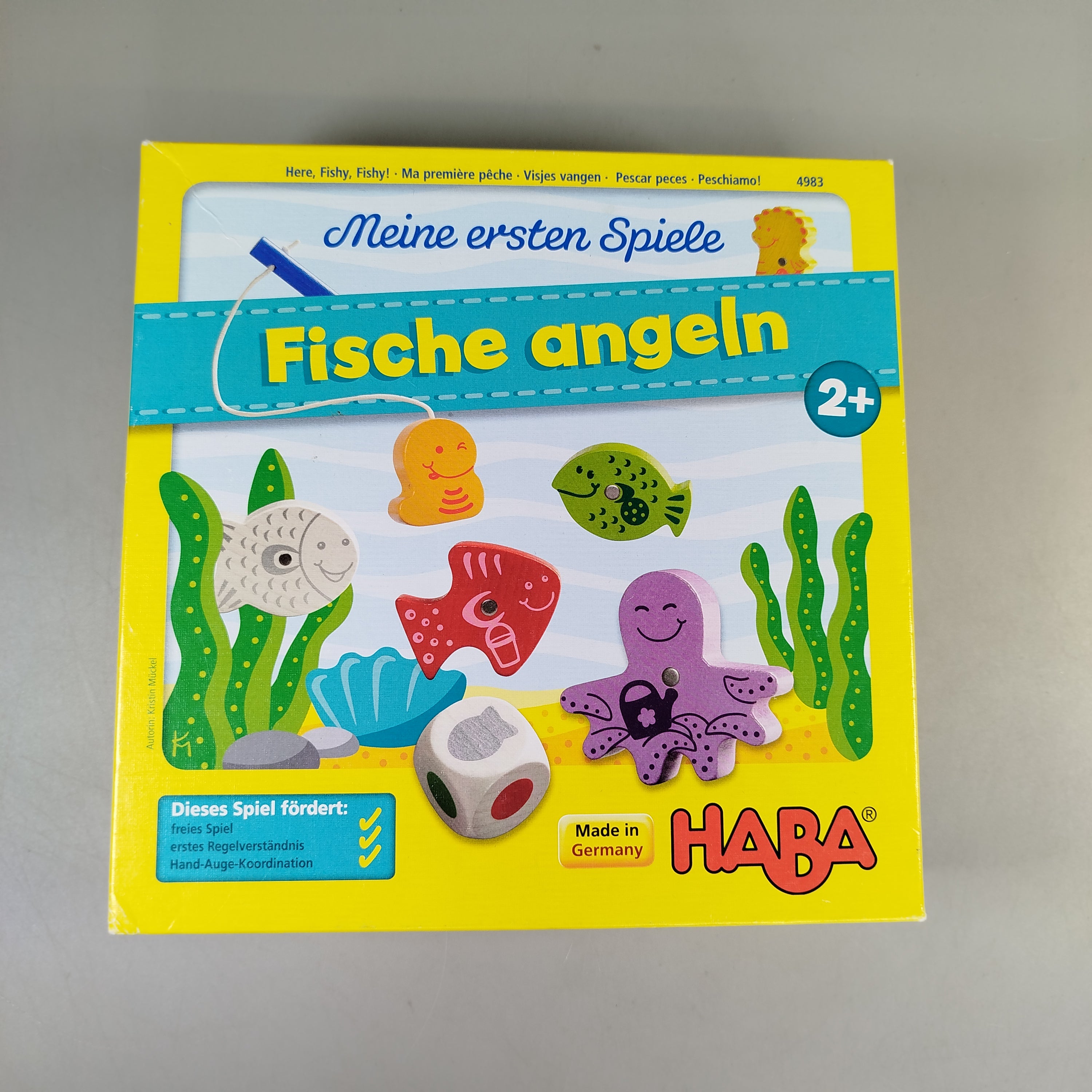 HABA Brettspiel – Meine ersten Spiele Fische angeln, OVP