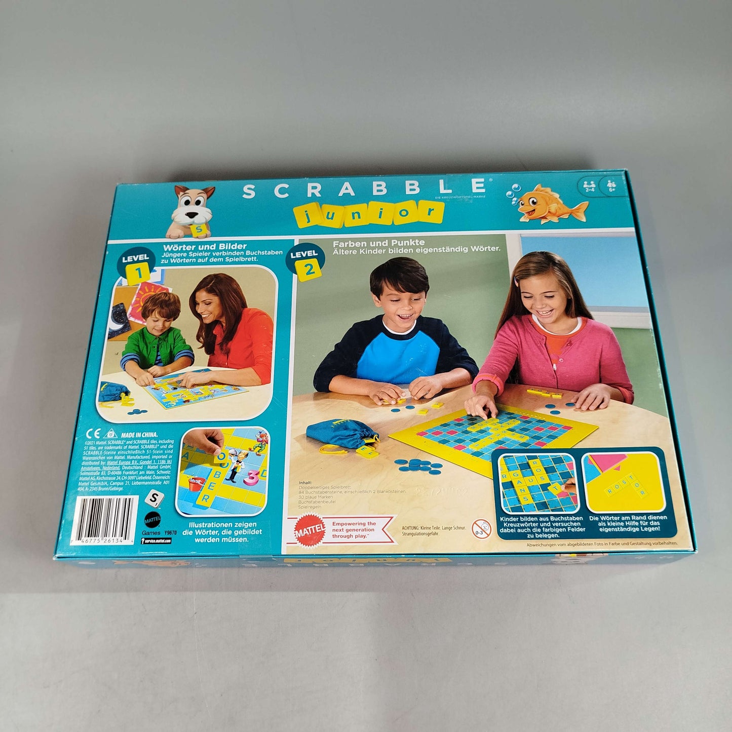 Mattel Scrabble Junior Brettspiel Y9670