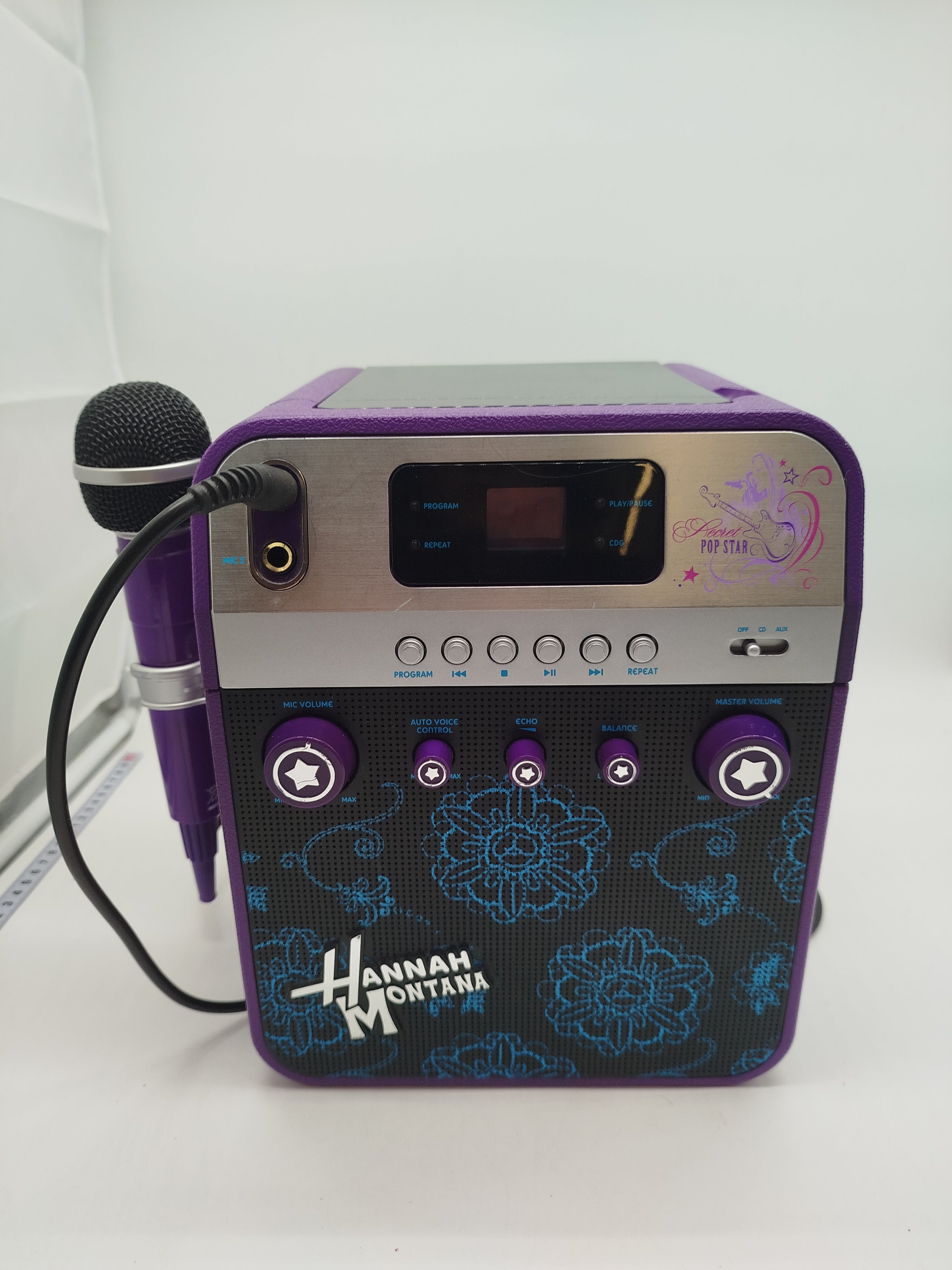 Disney Hannah Montana Karaoke Maschine HM900KE, Mikro beim Test nicht verbunden