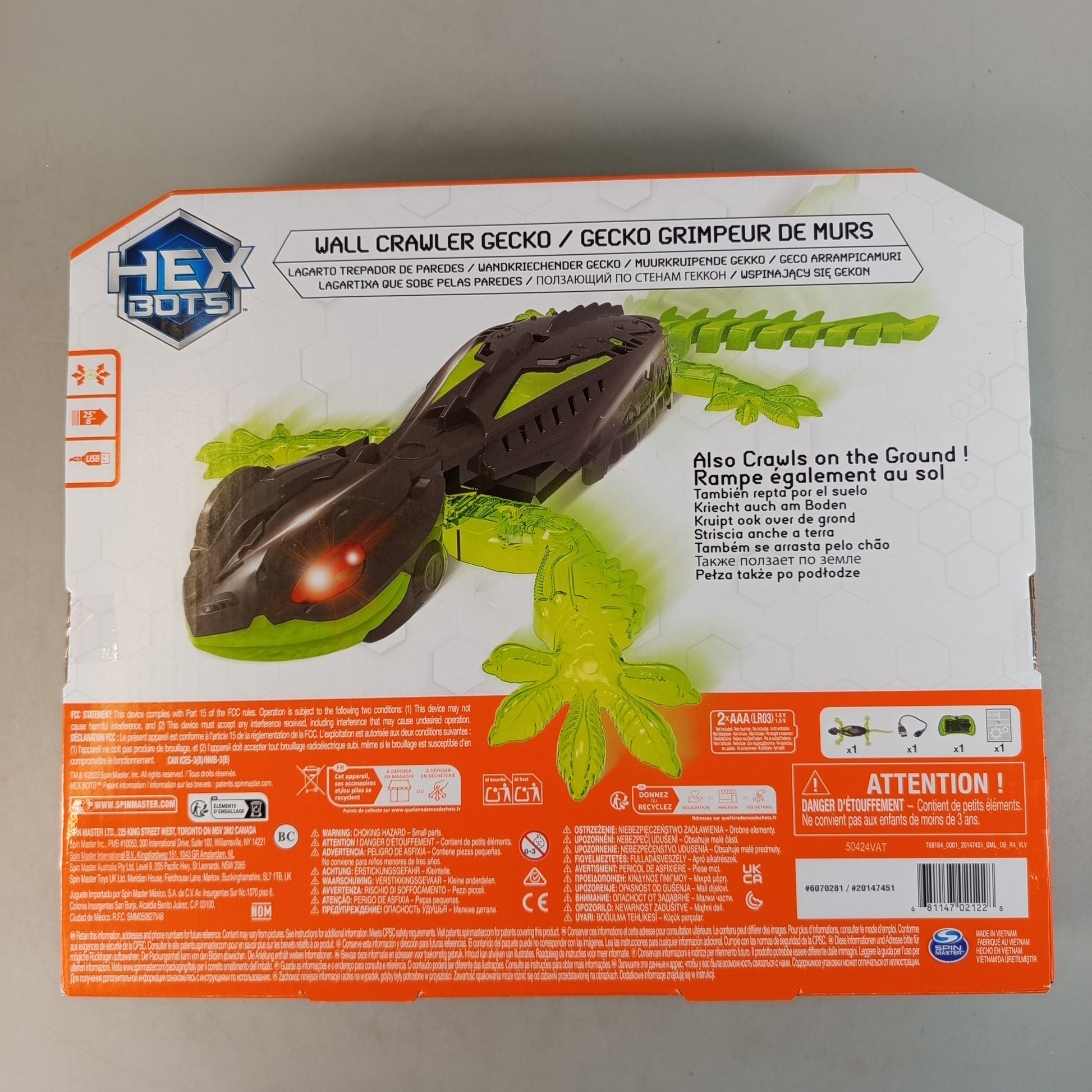 Hexbug Wall Crawler Gecko 6070281 🚗📡, neu, ab 3 4 5 Jahre | ✅ geprüft 