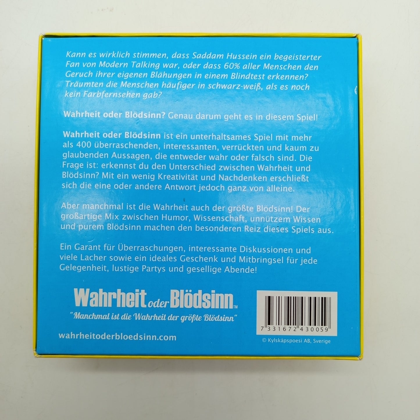 Kartenspiel Wahrheit oder Blödsinn – Partyspiel für Erwachsene