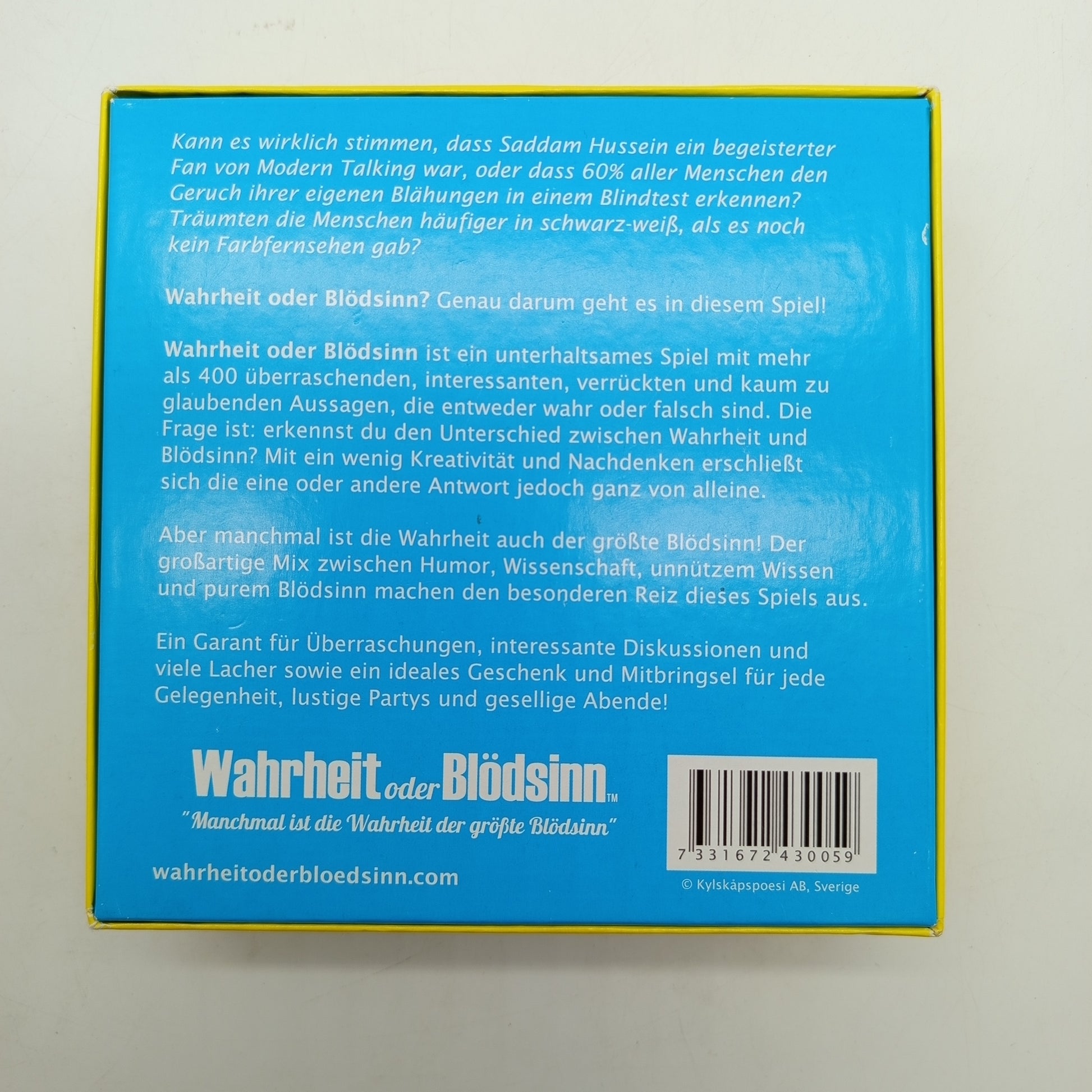 Kartenspiel Wahrheit oder Blödsinn – Partyspiel für Erwachsene