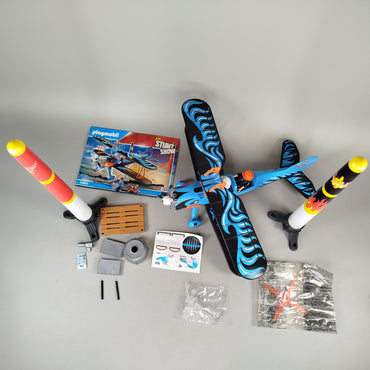 Playmobil Air Stunt Show Flugzeug 70831 – Doppeldecker mit Figuren