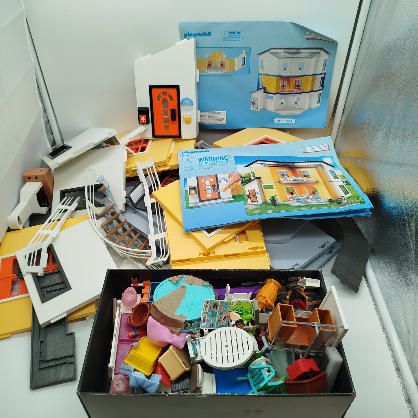 Playmobil Modernes Wohnhaus mit Etage 9266+6554