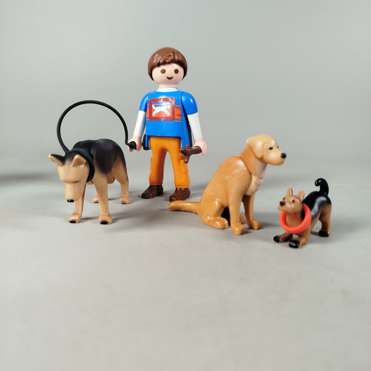 Playmobil Bundle Alltag & Freizeit Set von 8 Figuren & Hunde