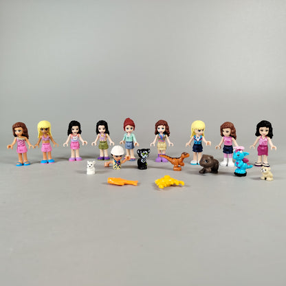 LEGO Friends Minifiguren Set von 17, wie neu