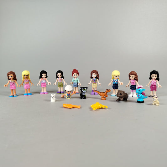 LEGO Friends Minifiguren Set von 17, wie neu