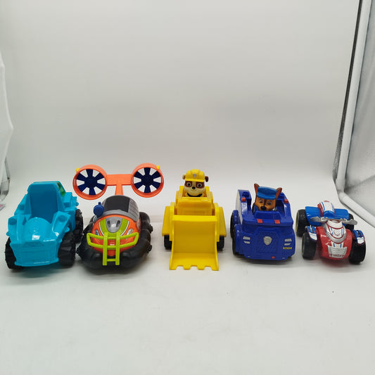 Paw Patrol Bundle Paw Patrol Set von 5 Polizeiauto & Bulldozer Fahrzeuge